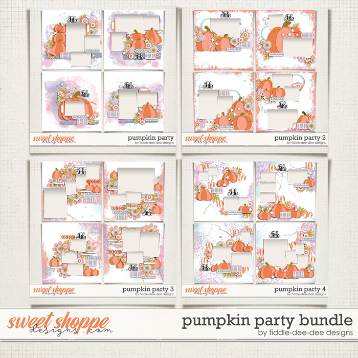 Pumpkin Party Bundle by Fiddle-Dee-Dee Designs