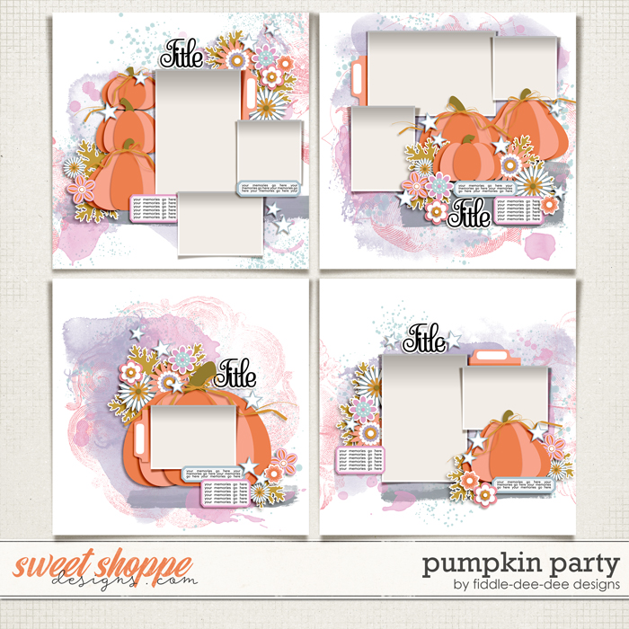 Pumpkin Party 1 by Fiddle-Dee-Dee Designs
