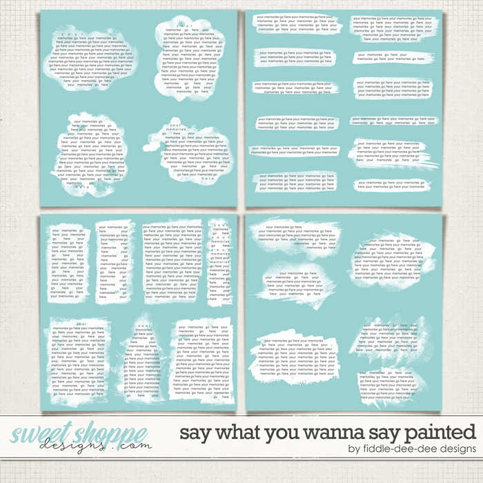 Say What You Wanna Say Painted by Fiddle-Dee-Dee Designs