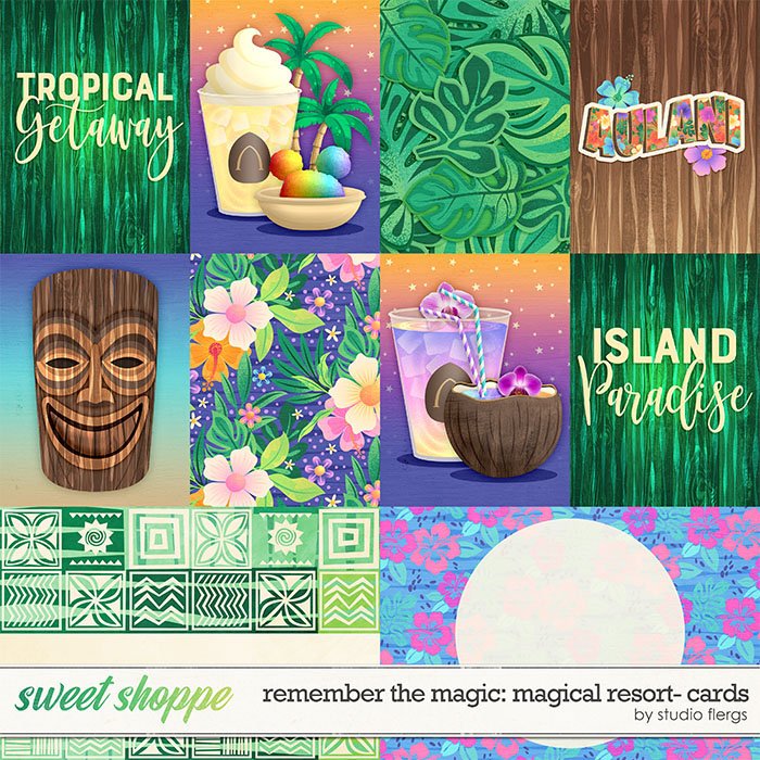 Remember the Magic: MAGICAL RESORT- CARDS by Studio Flergs