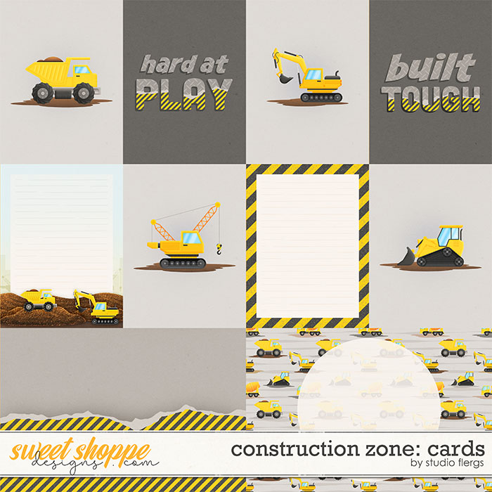 Construction Zone: CARDS by Studio Flergs