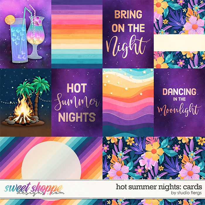 Hot Summer Nights: CARDS by Studio Flergs
