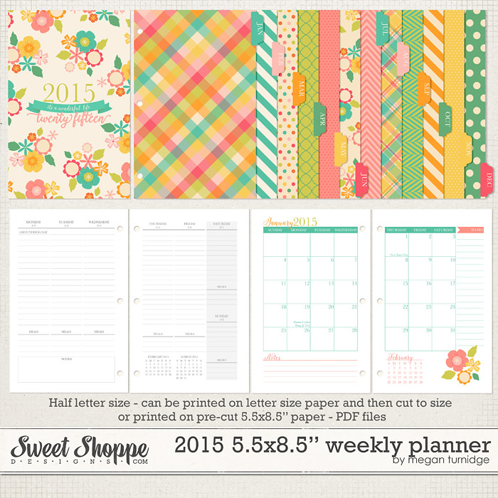 diy weekly planner template