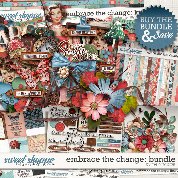 EMBRACE THE CHANGE | BUNDLE by The Nifty Pixel