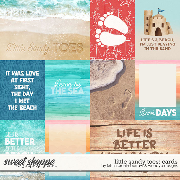 Little sandy toes - Cards by Kristin Cronin-Barrow & WendyP Designs