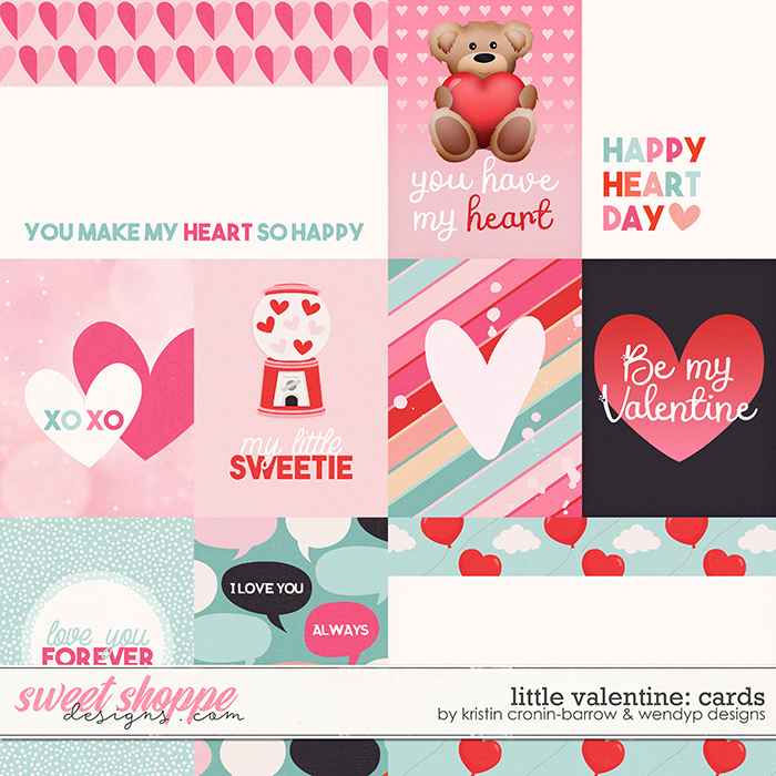 Little Valentine - Cards by Kristin Cronin-Barrow & WendyP Designs