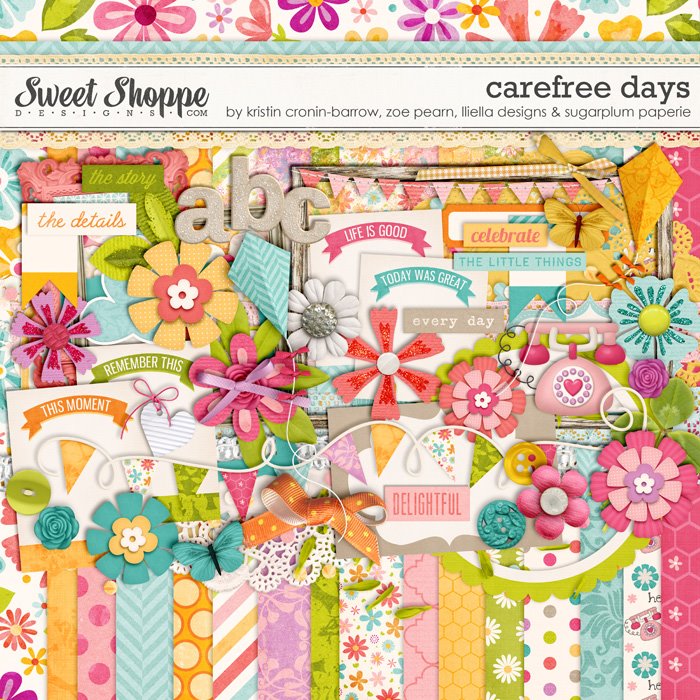 *LIMITED EDITION* Carefree Days by Kristin Cronin-Barrow, Zoe Pearn, Lliella Designs and Sugarplum Paperie