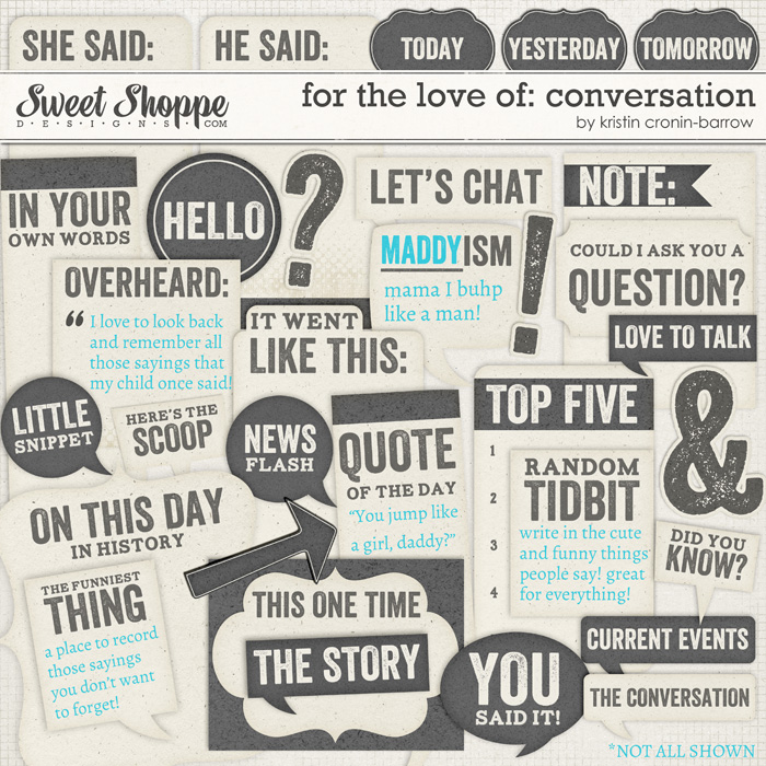 For the love of: Conversation For the love of: Conversation