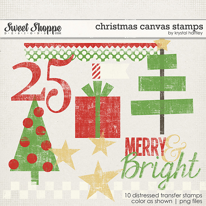 Christmas Canvas Stamps by Krystal Hartley Christmas Canvas Stamps by Krystal Hartley
