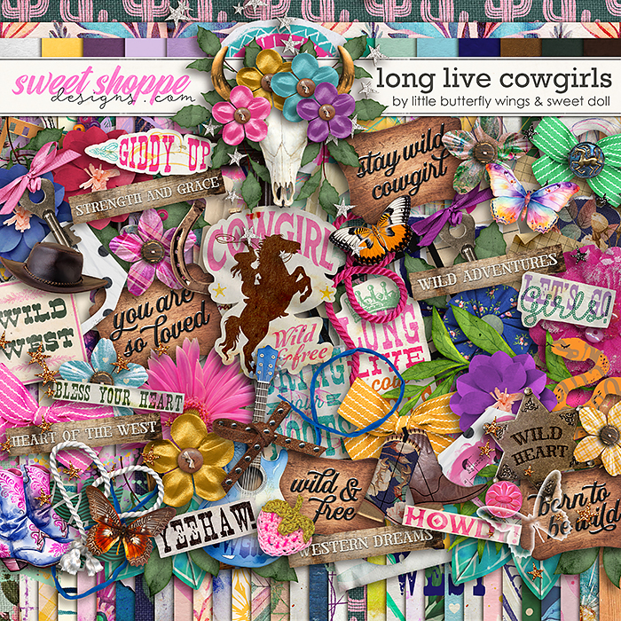 Long Live Cowgirls kit by Little Butterfly Wings & Sweet Doll  