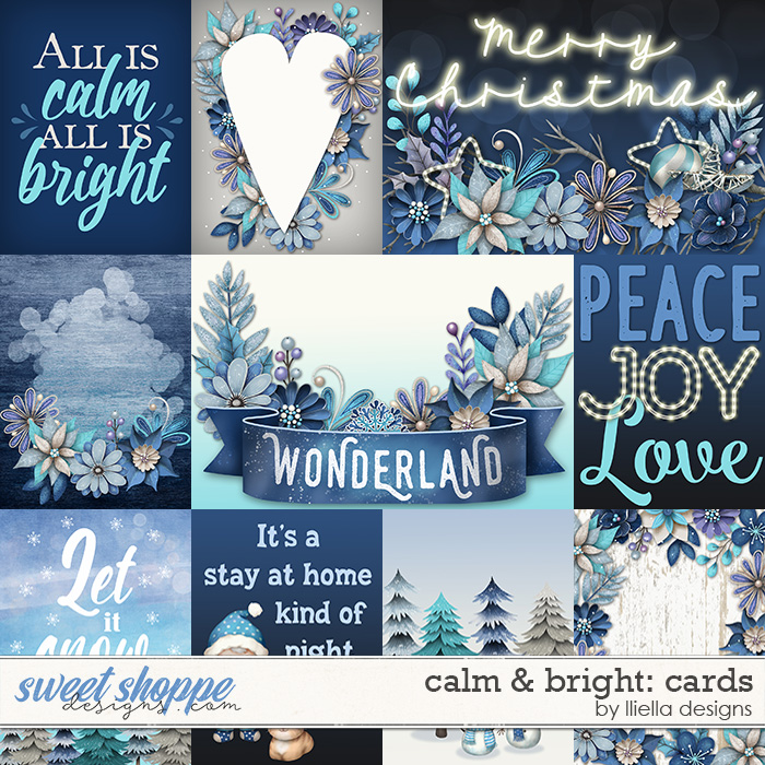 Calm & Bright Cards by lliella designs