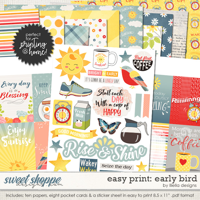 Easy Print: Early Bird by lliella designs