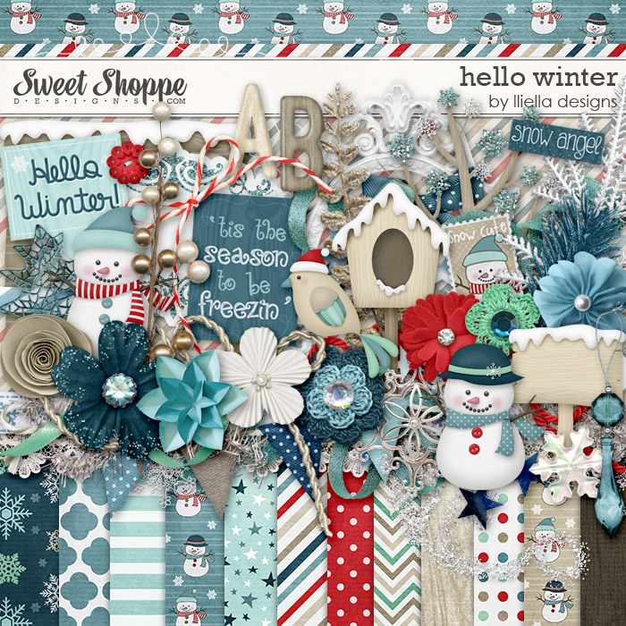 Hello Winter by lliella designs