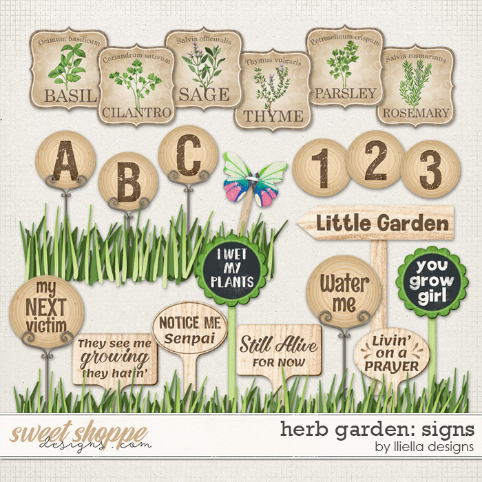 Herb Garden Signs by lliella designs