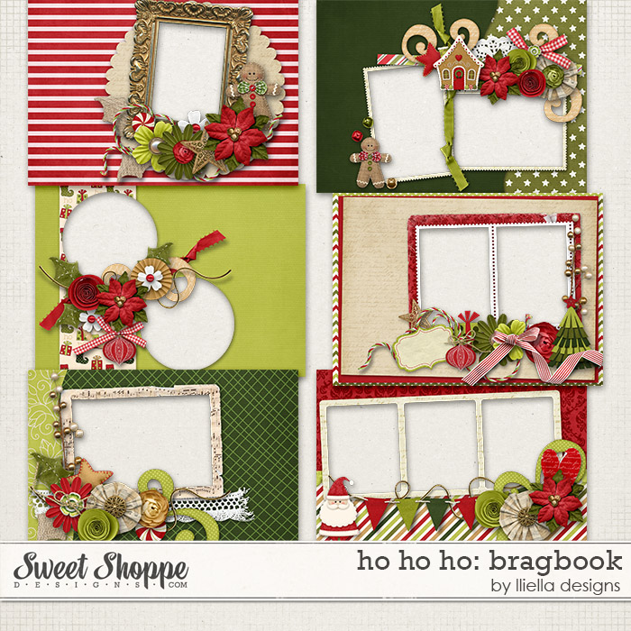 Ho Ho Ho: Bragbook by lliella designs