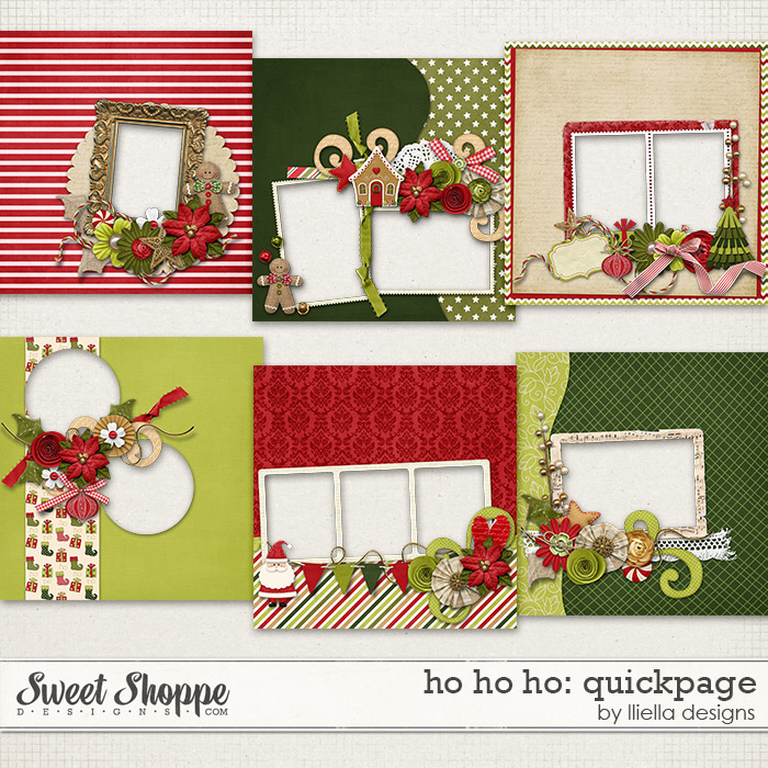 Ho Ho Ho: Quickpage by lliella designs