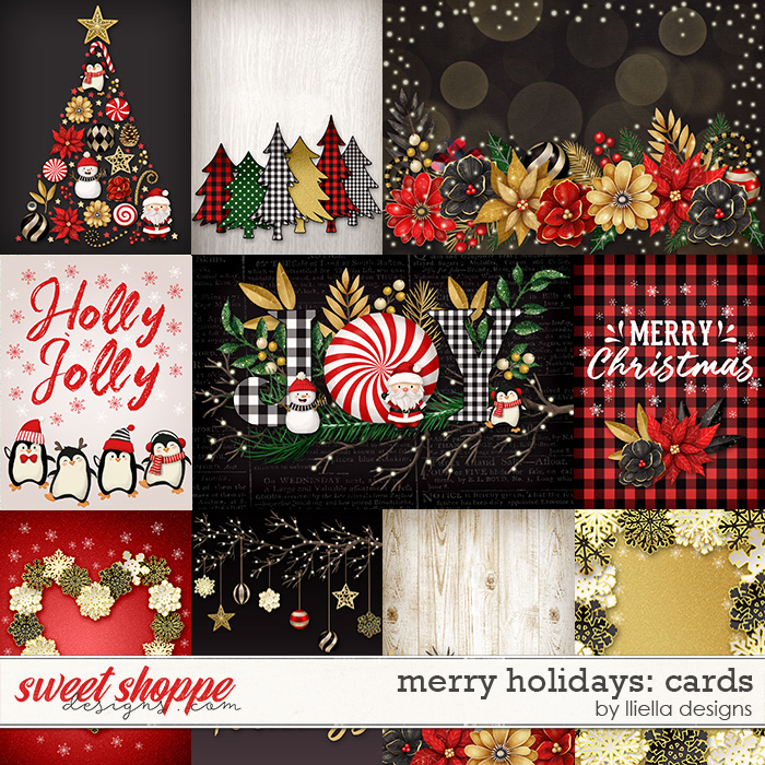 Merry Holidays Cards by lliella designs