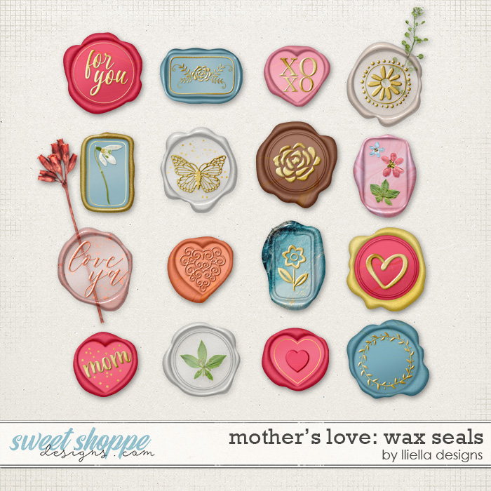 Mother's Love Wax Seals by lliella designs