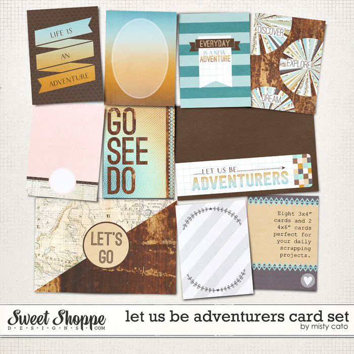 Let Us Be Adventurers Card Set by Misty Cato Let Us Be Adventurers Card Set by Misty Cato