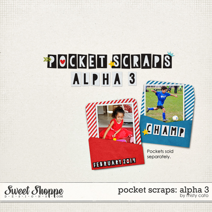 Pocket Scraps: Alpha 3 by Misty Cato Pocket Scraps: Alpha 3 by Misty Cato