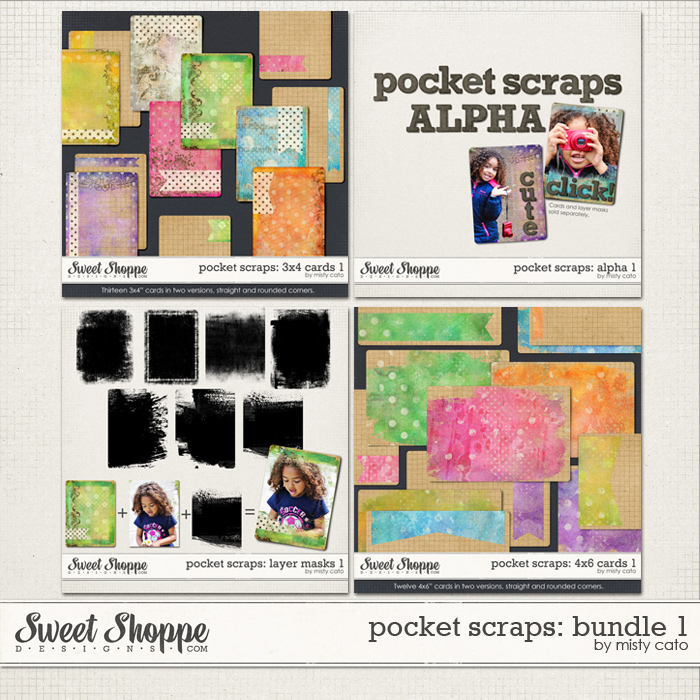 Pocket Scraps: Bundle 1 by Misty Cato Pocket Scraps: Bundle 1 by Misty Cato