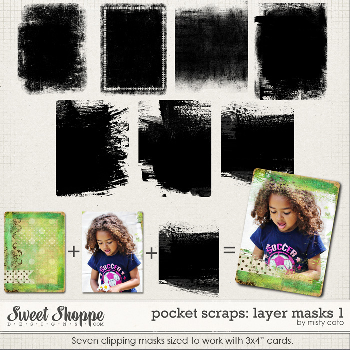 Pocket Scraps: Layer Masks by Misty Cato Pocket Scraps: Layer Masks by Misty Cato