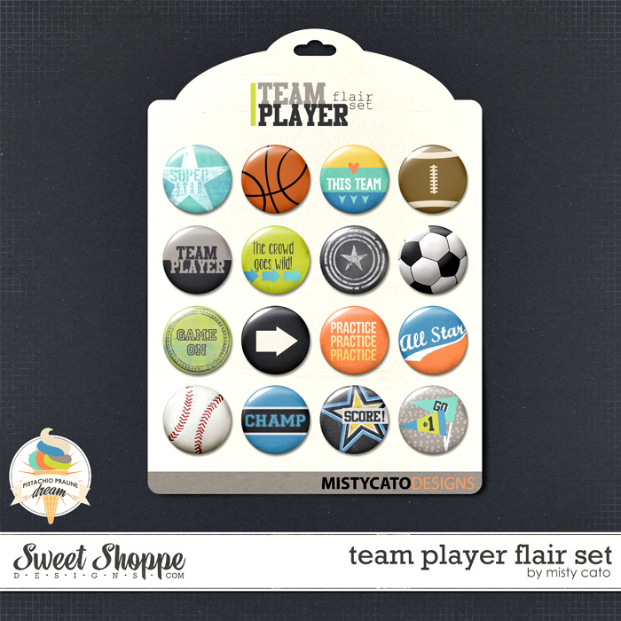 Team Player Flair Set by Misty Cato Team Player Flair Set by Misty Cato