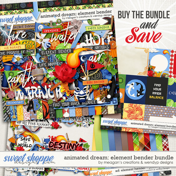 Animated Dream: Element Bender - Bundle by Meagan's Creations & WendyP Designs