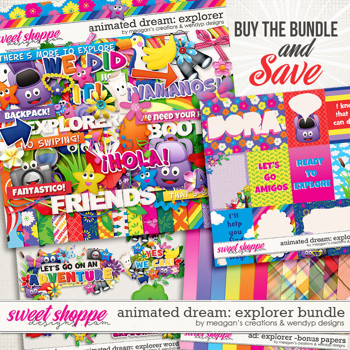 Animated Dream: Explorer - Bundle by Meagan's Creations & WendyP Designs Animated Dream: Explorer - Bundle by Meagan's Creations & WendyP Designs