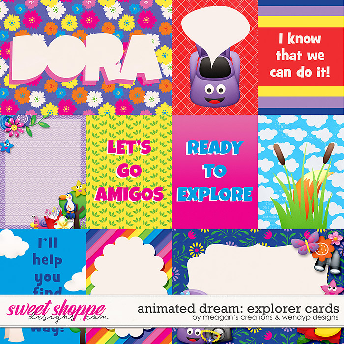 Animated Dream: Explorer - Cards by Meagan's Creations & WendyP Designs Animated Dream: Explorer - Cards by Meagan's Creations & WendyP Designs
