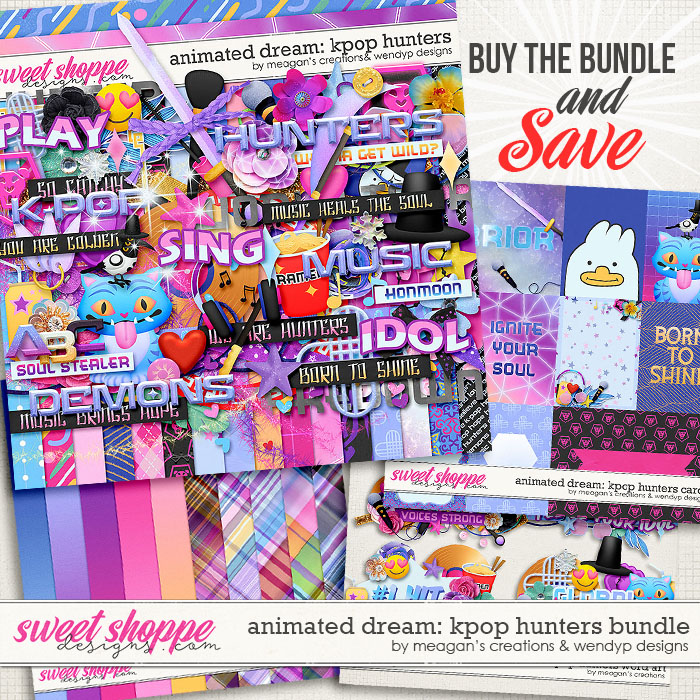Animated Dream: K-pop Hunters - Bundle by Meagan's Creations & WendyP Designs Animated Dream: K-pop Hunters - Bundle by Meagan's Creations & WendyP Designs