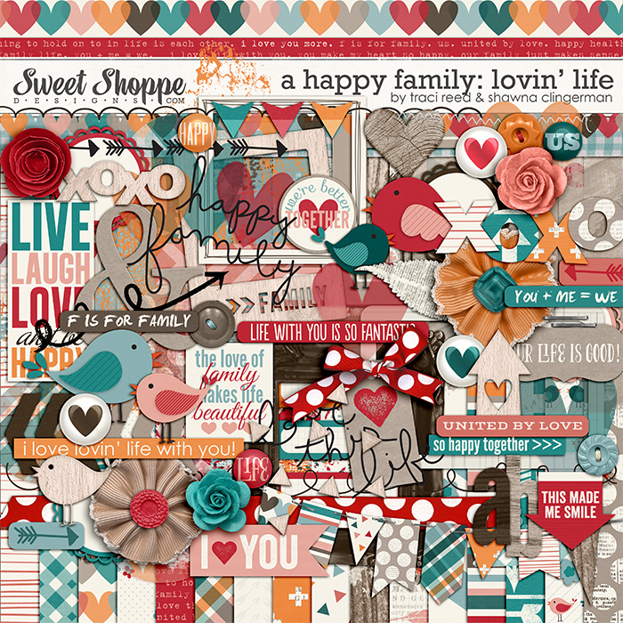 A Happy Family: Lovin' Life by Traci Reed and Shawna Clingerman A Happy Family: Lovin' Life by Traci Reed and Shawna Clingerman