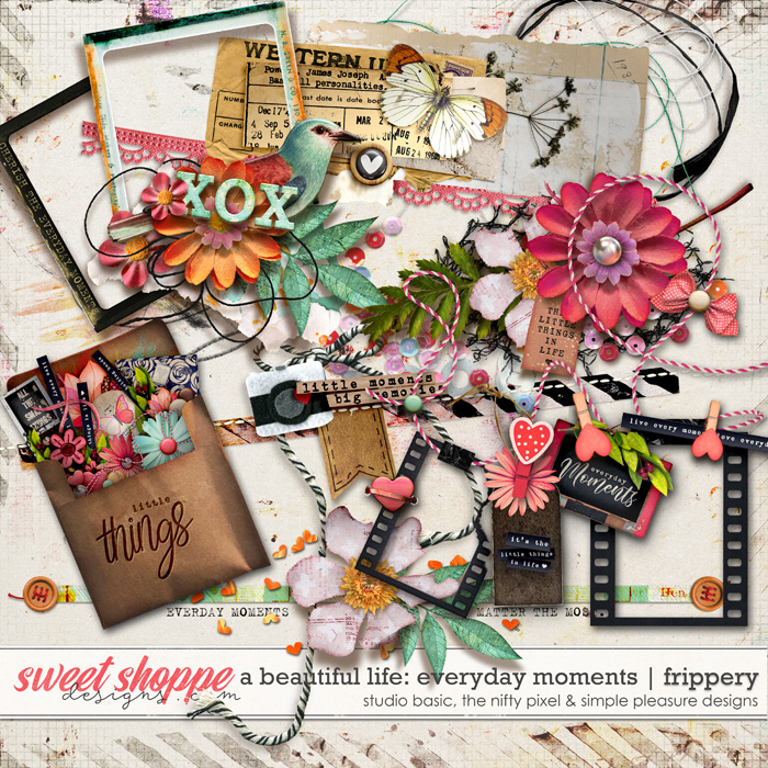 A Beautiful Life: Everyday Moments Frippery by Simple Pleasure Designs & Studio Basic & The Nifty Pixel