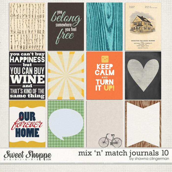 Mix 'n' Match Journals 10 by Shawna Clingerman Mix 'n' Match Journals 10 by Shawna Clingerman