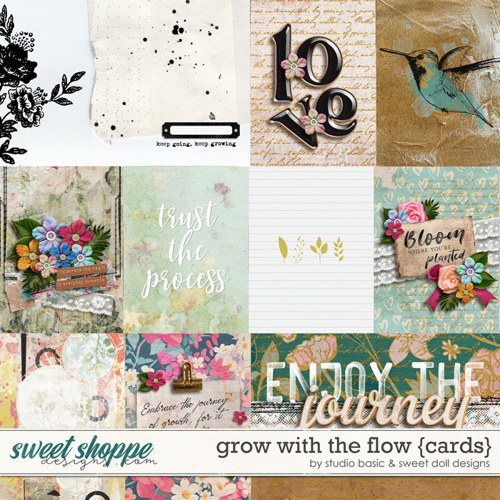 Grow with the Flow {cards} Studio Basic & Sweet Doll designs