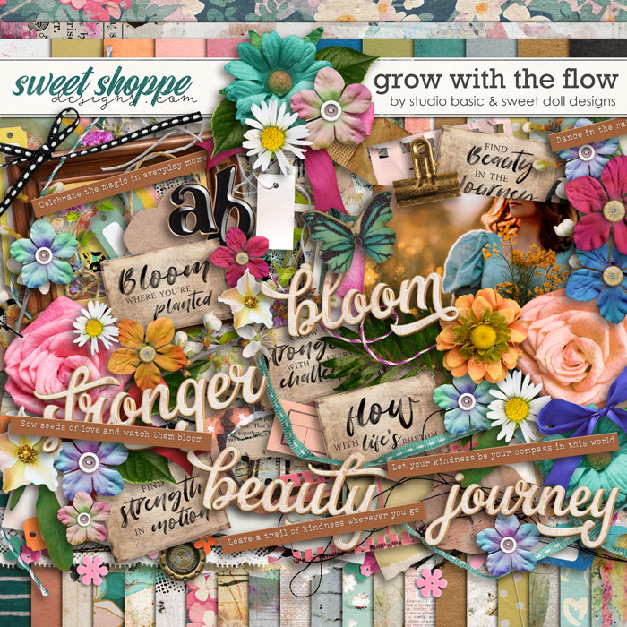 Grow with the Flow kit Studio Basic & Sweet Doll designs