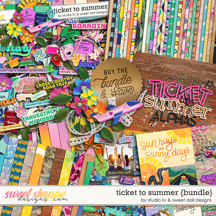 Ticket to Summer {bundle} by Studio Liv & Sweet Doll designs