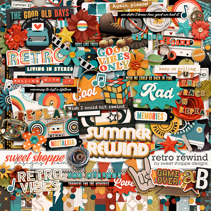 *FREE with your $20 Purchase* Retro Rewind by Sweet Shoppe Designs