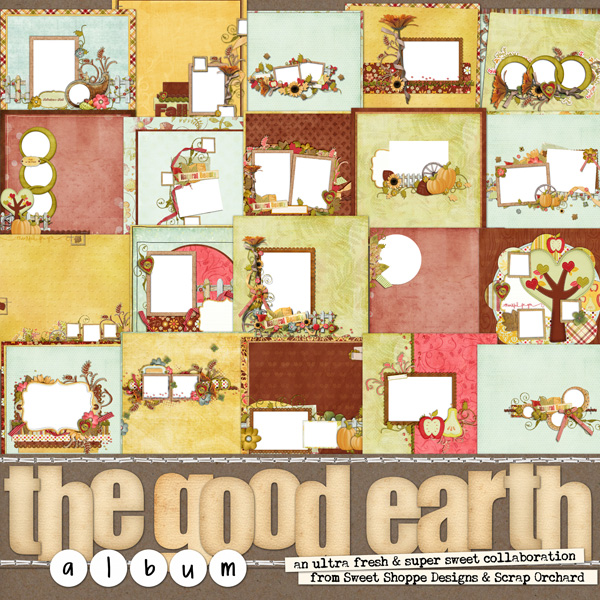 *Limited Edition* The Good Earth Album by Sweet Shoppe Designs & Scrap Orchard