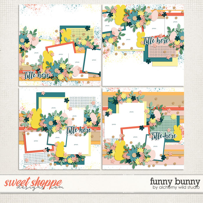 Funny Bunny Layered Templates
