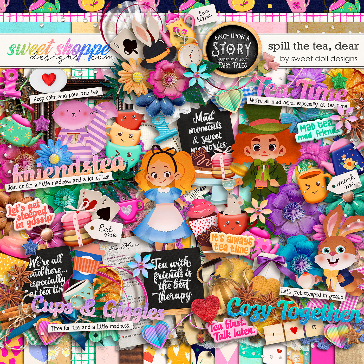 Once Upon a Story: Spill the Tea, Dear Kit by Sweet Doll designs