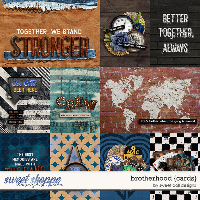 Brotherhood {cards} by Sweet Doll designs