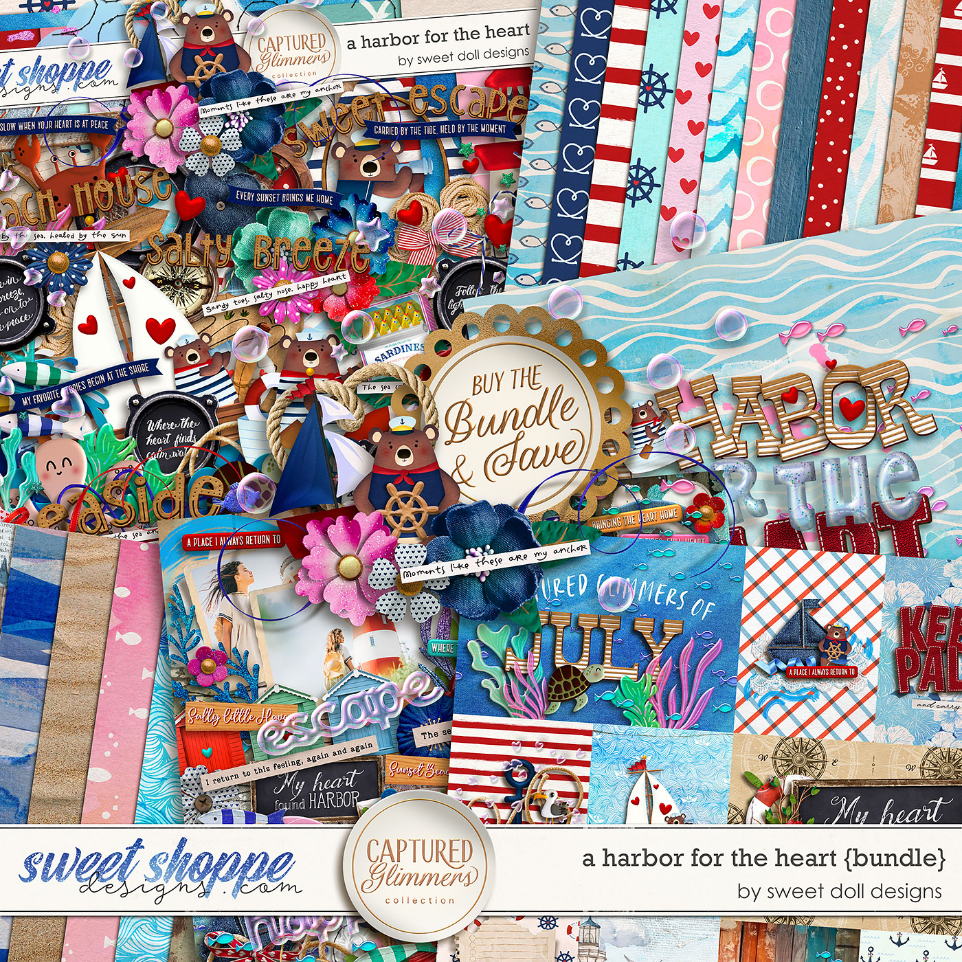 Captured Glimmers: A Harbor for the Heart {bundle} by Sweet Doll designs