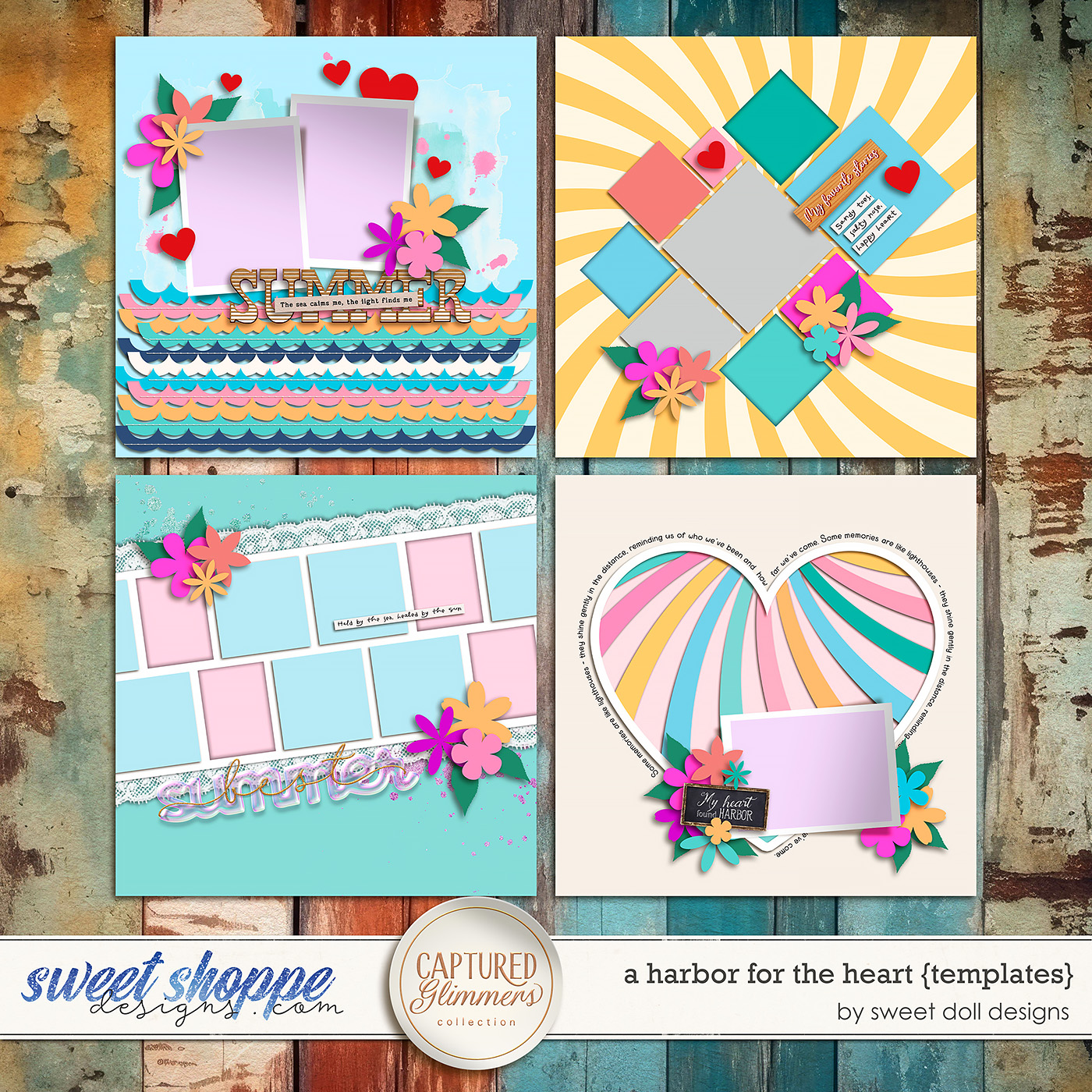 Captured Glimmers: A Harbor for the Heart {templates} by Sweet Doll designs