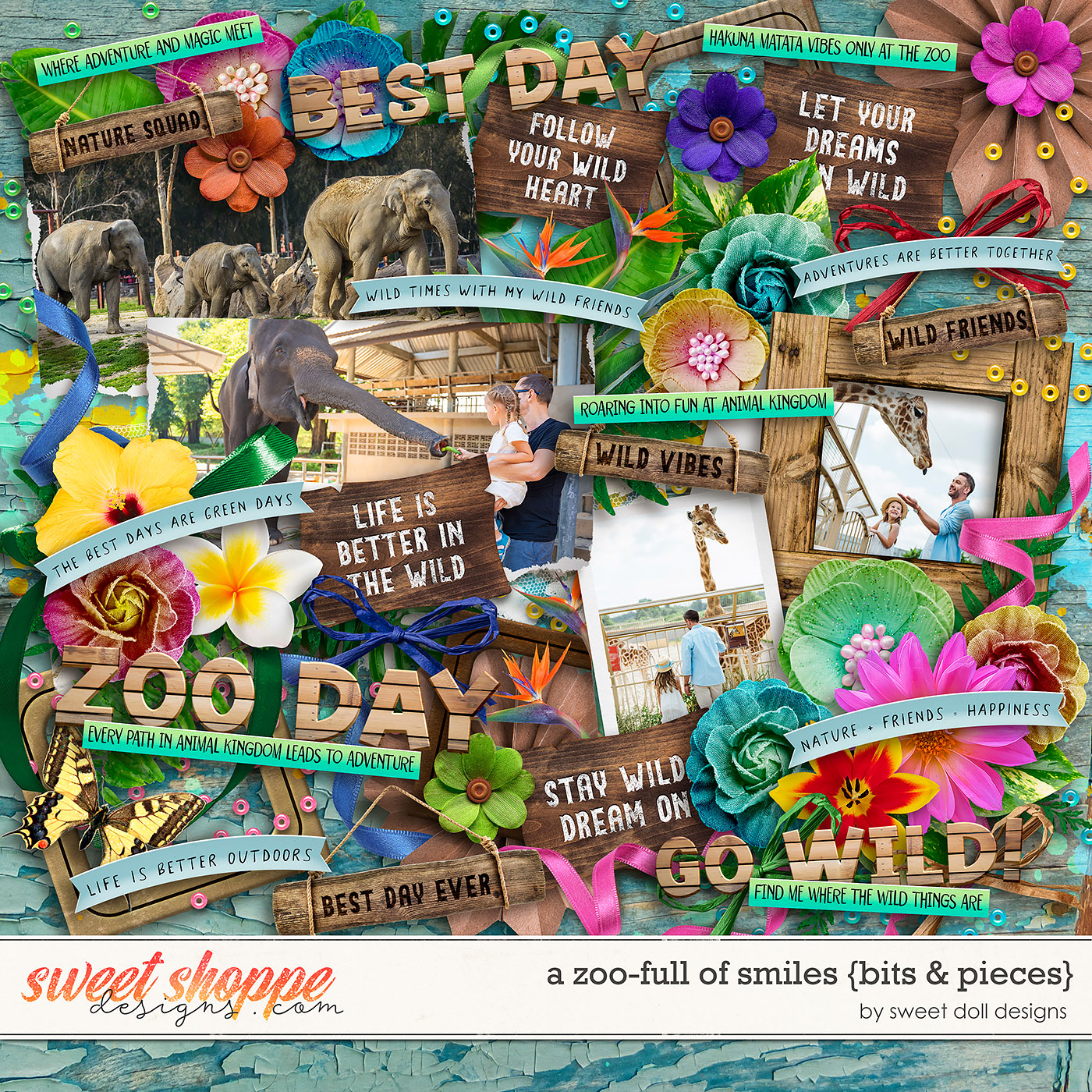 A Zoo-full of Smiles {bits & pieces} by Sweet Doll designs