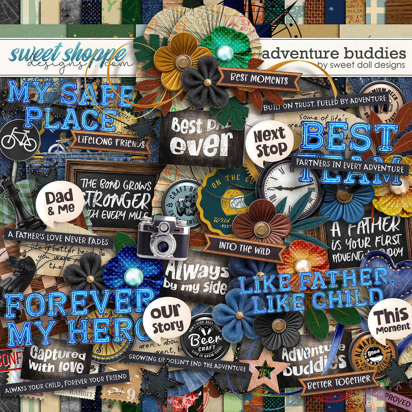 Adventure Buddies {full kit} by Sweet Doll designs