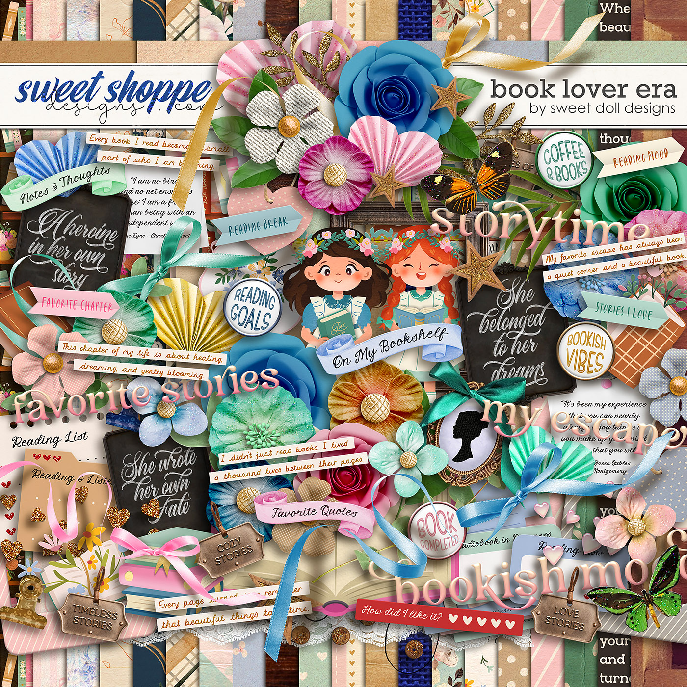 Book Lover Era {full kit} by Sweet Doll designs