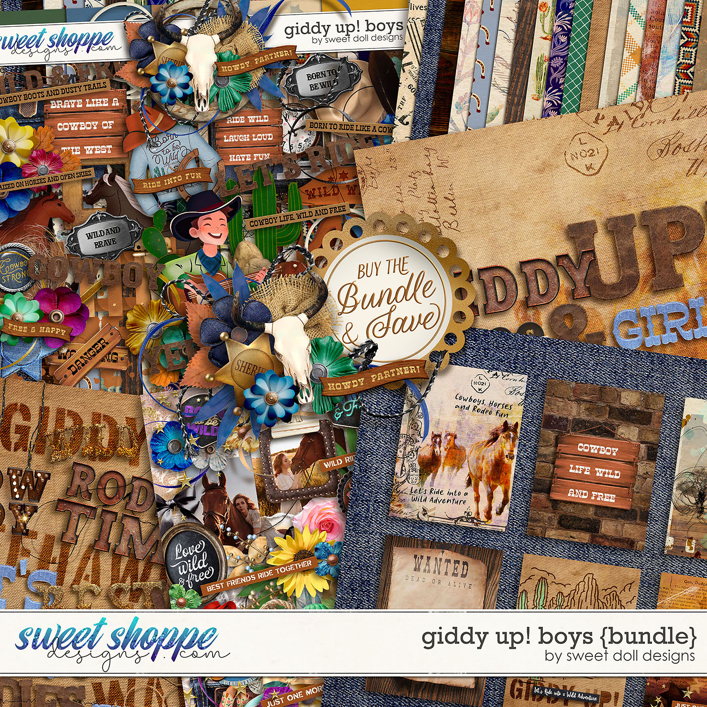 Giddy Up! Boys {bundle} by Sweet Doll designs *FWP*