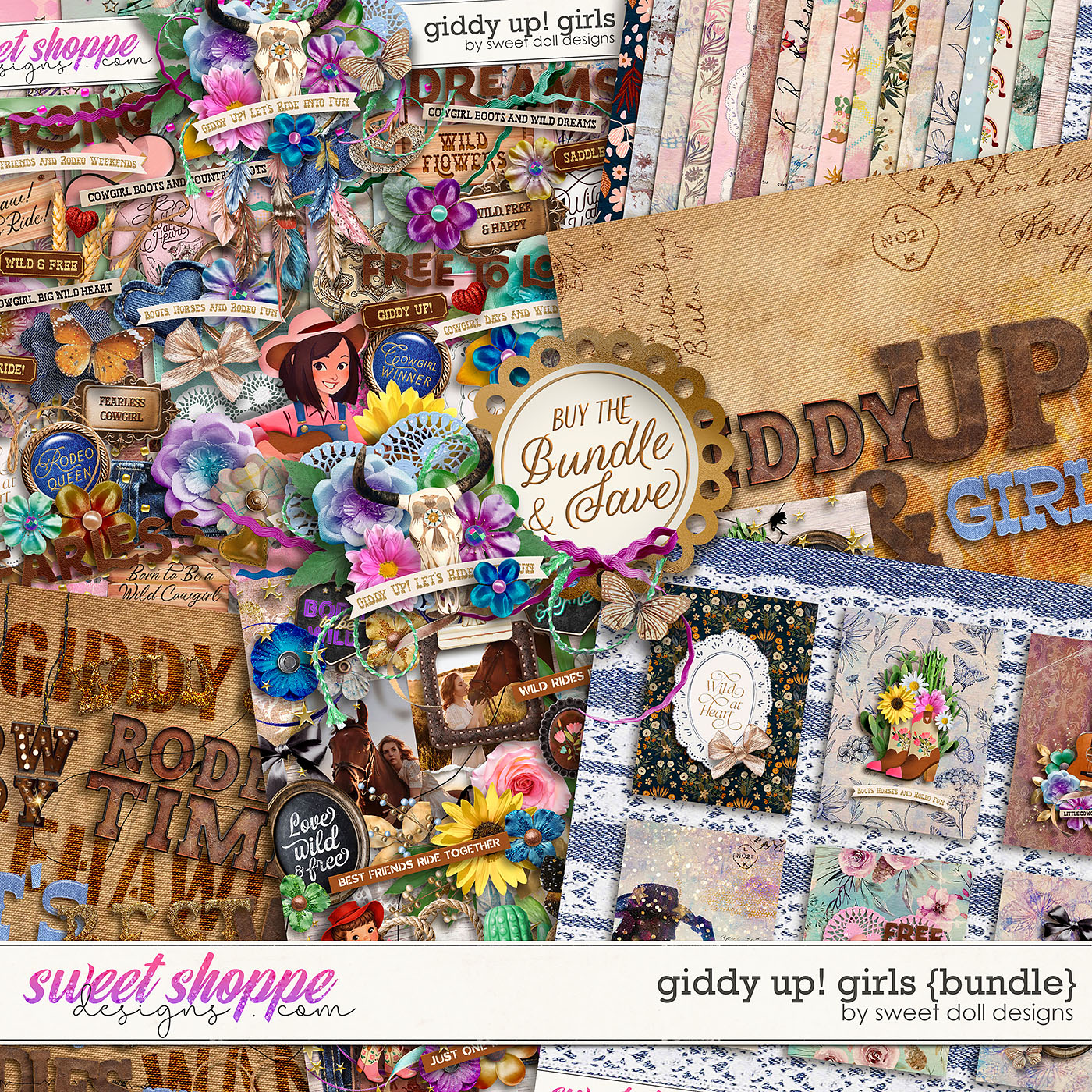 Giddy Up! Girls {bundle} by Sweet Doll designs *FWP*