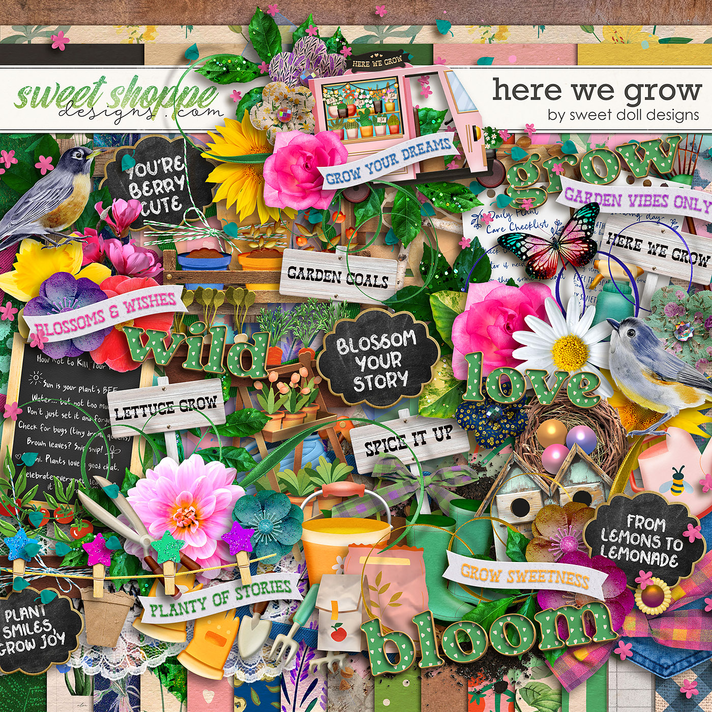 Here We Grow Kit by Sweet Doll designs